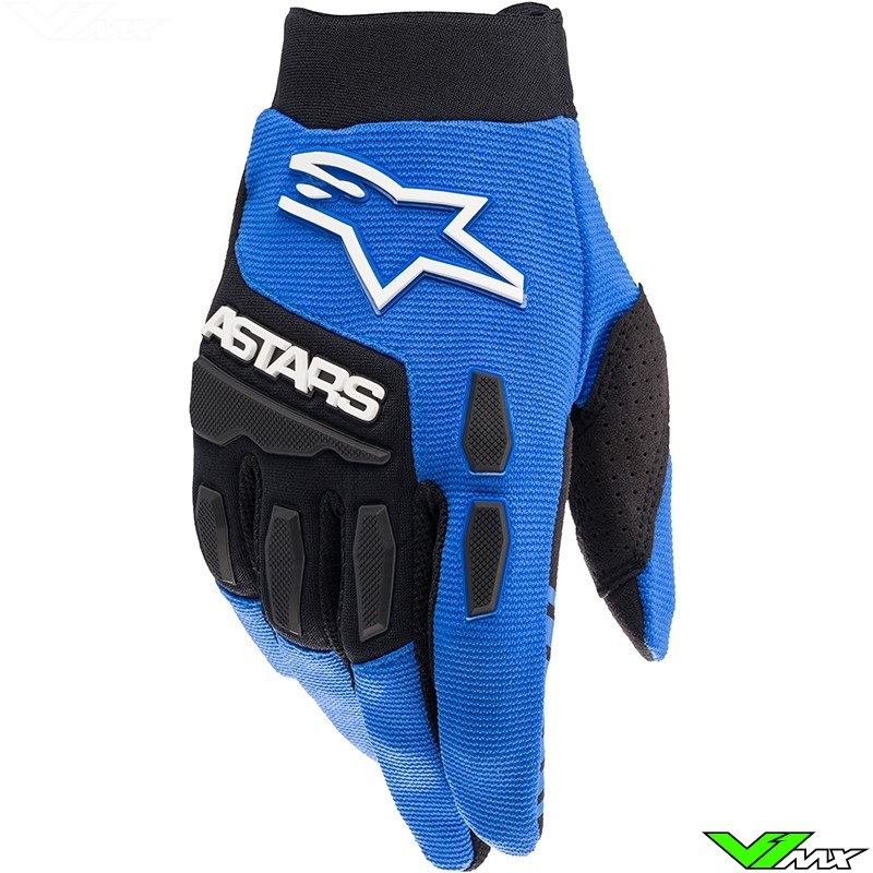 Alpinestars Full Bore Motocross Gloves - Blue