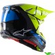 Alpinestars Supertech S-M8 Factory Motocross Helmet - Black / Fluo Yellow / Fluo Blue