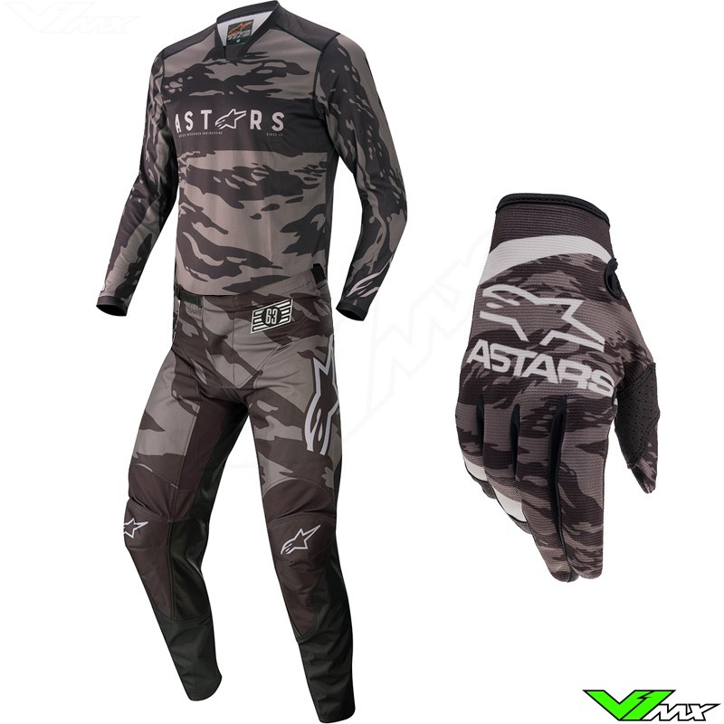 Alpinestars Racer Tactical Motocross Gear Combo - Camo (32/S/M/L/XL)