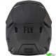 Fly Racing Kinetic Drift Youth Motocross Helmet - Black / Charcoal (L, 51-52cm)