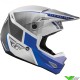Fly Racing Kinetic Drift Motocross Helmet - Charcoal / Blue / White