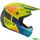 Fly Racing Kinetic Drift Motocross Helmet - Fluo Yellow / Blue