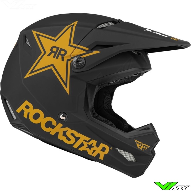 Fly Racing Kinetic Motocross Helmet Rockstar Energy