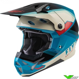 Fly Racing Formula CP Rush Motocross Helmet - Dark Teal / Stone