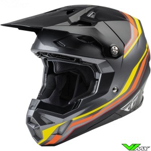 Fly Racing Formula CP Speeder Motocross Helmet - Black / Yellow / Orange