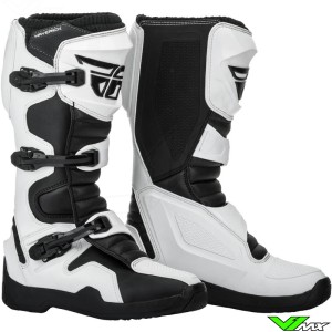 Fly Racing Maverik Motocross Boots - White