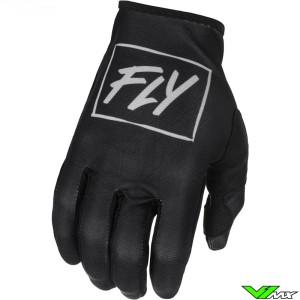 Fly Racing Lite 2022 Motocross Gloves - Black / Grey