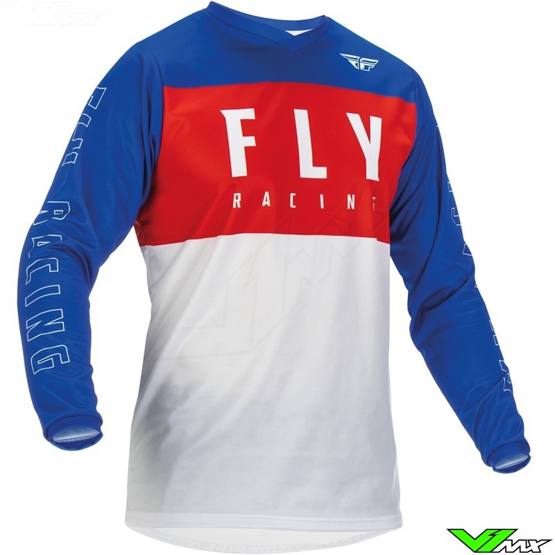 Fly Racing F-16 2022 Cross shirt - Rood / Blauw (S)