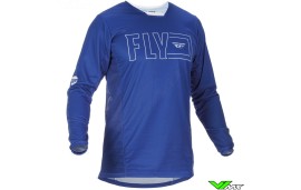 Fly Racing Kinetic Fuel 2022 Cross shirt - Blauw