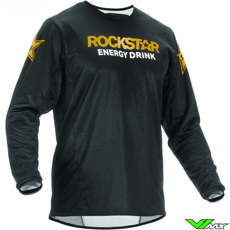 Fly Racing Kinetic 2022 Motocross Jersey - Rockstar Energy