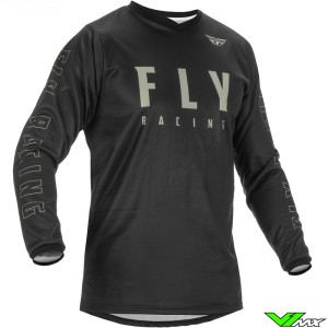 Fly Racing F-16 2022 Kinder Cross shirt - Zwart