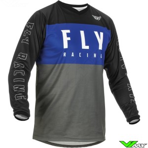 Fly Racing F-16 2022 Kinder Cross shirt - Blauw