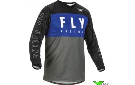 Fly Racing F-16 2022 Kinder Cross shirt - Blauw