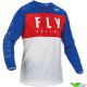 Fly Racing F-16 2022 Kinder Cross shirt - Rood / Blauw