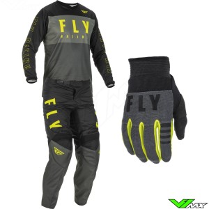 Fly Racing F-16 2022 Motocross Gear Combo - Fluo Yellow
