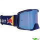 Red Bull Spect Strive Motocross Goggle - Dark Blue / Blue Mirror Lens