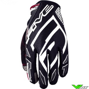 Five MXF ProRider S 2022 Motocross Gloves - Black / White