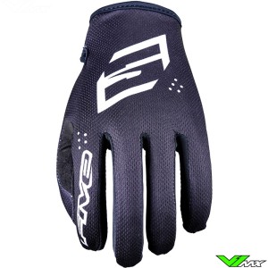 Five MXF4 Kid 2022 Motocross Gloves - Black