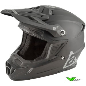 Answer AR1 Solid Motocross Helmet - Matt Black (XL, 60-62cm)