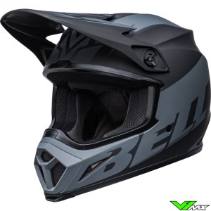 Bell MX-9 Disrupt Motocross Helmet - Black / Grey / Matte