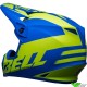 Bell MX-9 Disrupt Motocross Helmet - Blue / Fluo Yellow / Matte