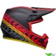 Bell MX-9 Offset Motocross Helmet - Red / Black / Yellow