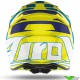 Airoh Twist 2.0 TC21 Crosshelm - Fluo Geel / Blauw