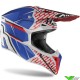 Airoh Wraap Idol Motocross Helmet - Blue / Red