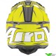 Airoh Wraap Idol Motocross Helmet - Fluo Yellow / Grey