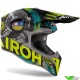 Airoh Wraap Alien Motocross Helmet - Yellow / Green / Grey