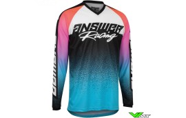 Answer Syncron Prism 2022 Motocross Jersey - Astana / Rhodamine / Hyper Orange