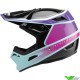 Answer AR1 Vivid Motocross Helmet - Purple / Pink (M, 56-58cm)