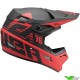 Answer AR1 Bold Youth Motocross Helmet - Black / Red (L, 51-52cm)