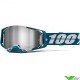 100% Armega Albar Motocross Goggle - Mirror Silver Lens