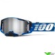 100% Armega Rockchuck Motocross Goggle - Mirror Silver Lens