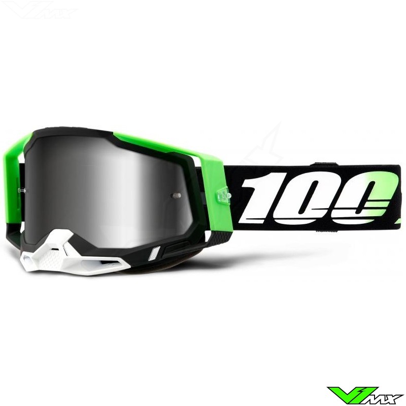 100% Racecraft 2 Kalkuta Motocross Goggle - Mirror Silver Lens