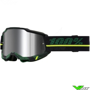 100% Accuri 2 Overlord Motocross Goggle - Mirror Silver Lens