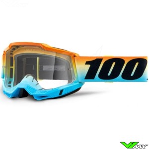 100% Accuri 2 Sunset Motocross Goggle - Clear Lens
