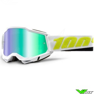 100% Accuri 2 Peyote Motocross Goggle - Green Mirror Lens