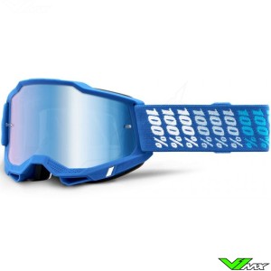100% Accuri 2 Yarger Motocross Goggle - Blue Mirror Lens