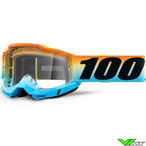 100% Accuri 2 Youth Sunset Motocross Goggle - Clear Lens