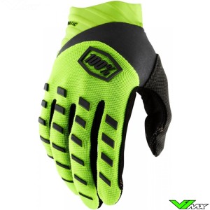 100% Airmatic Youth 2022 Kinder Crosshandschoenen - Fluo Geel