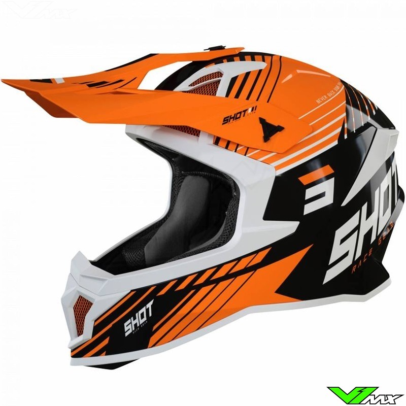 Shot Lite Fury Motocross Helmet - Orange