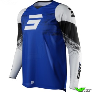 Shot Raw Burst 2022 Motocross Jersey - Blue (XL)