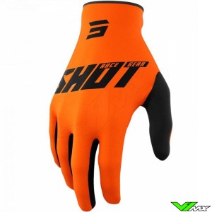 Shot Raw Burst 2022 Motocross Gloves - Orange