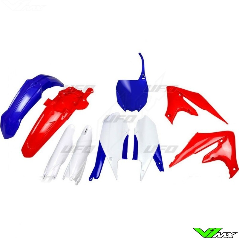 UFO Plastic Kit Blue / White / Red - Yamaha YZF250 YZF450