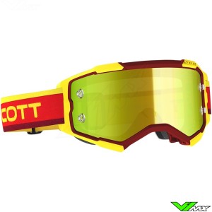 Scott Fury Motocross Goggle - Retro Red / Yellow