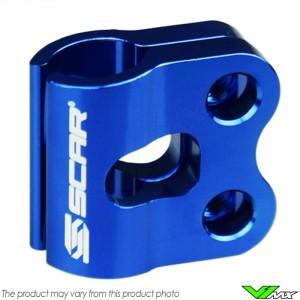 Scar Brake Line Clamp Blue - Kawasaki Suzuki