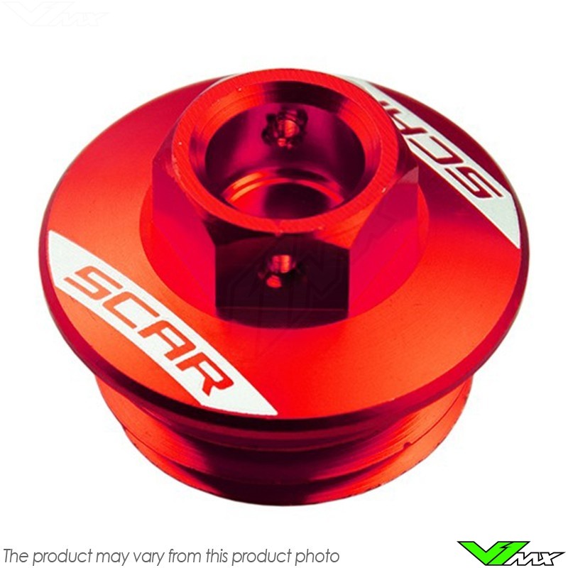 Scar Olie Vuller Plug Rood - Honda CRF250R CRF250RX CRF450R CRF450RWE CRF450RX