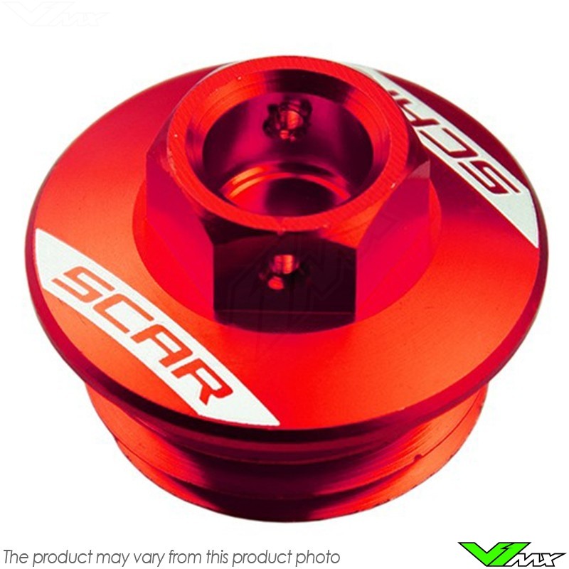 Scar Olie Vuller Plug Rood - KTM Husqvarna GasGas Husaberg Sherco